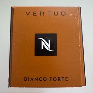 Nespresso Vertuo Bianco Forte capsules. NEW & Unopened sleeve of 10.